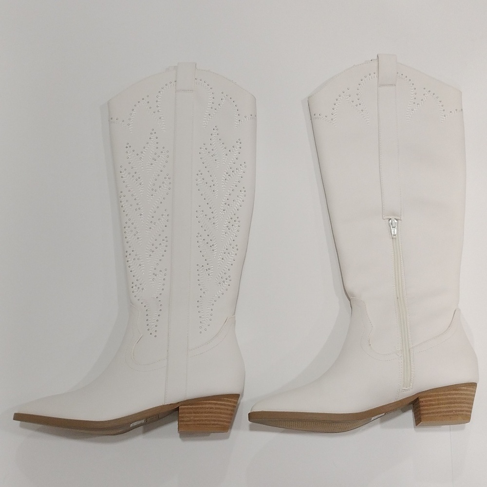 Dolce Vita Women's Boots White Size 7.5/9.5 - Picture 4 of 4